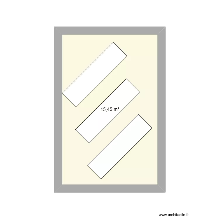 reformer allegro. Plan de 1  et 15 m²