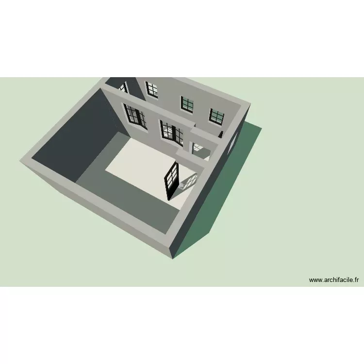 Étage 2. Plan de 1 Pièce et 23 m² Étage 2. Plan de 1 Pièce et 23 m²