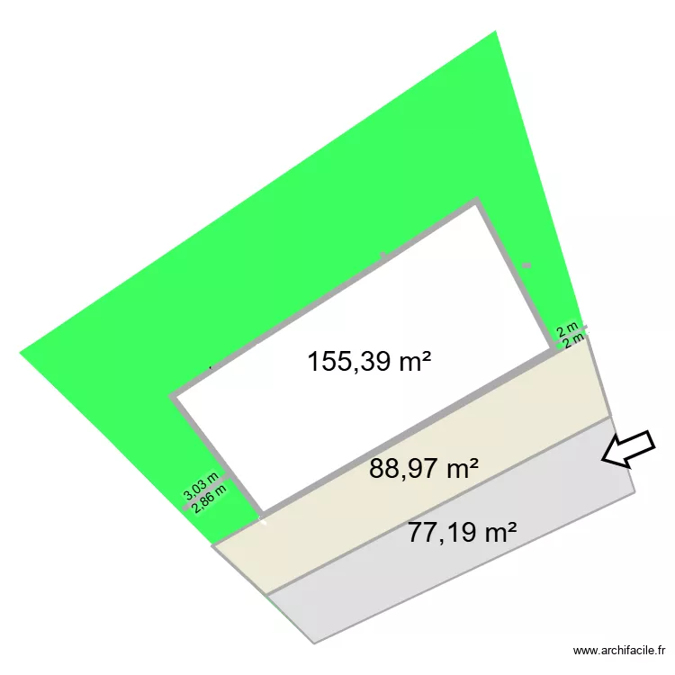 MI 3 du 6 mars BIS. Plan de 