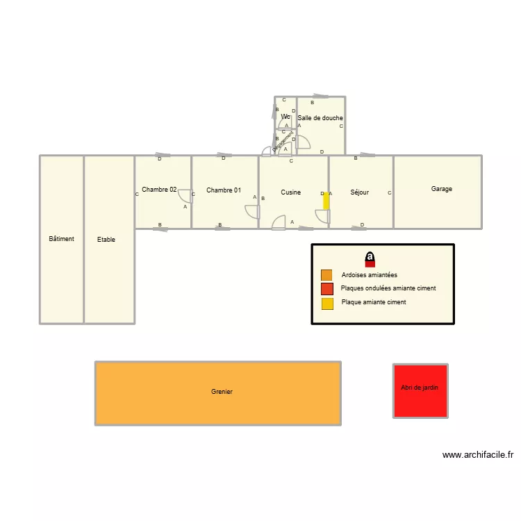 761300555. Plan de 13 et 47 m² 761300555. Plan de 13 et 47 m²