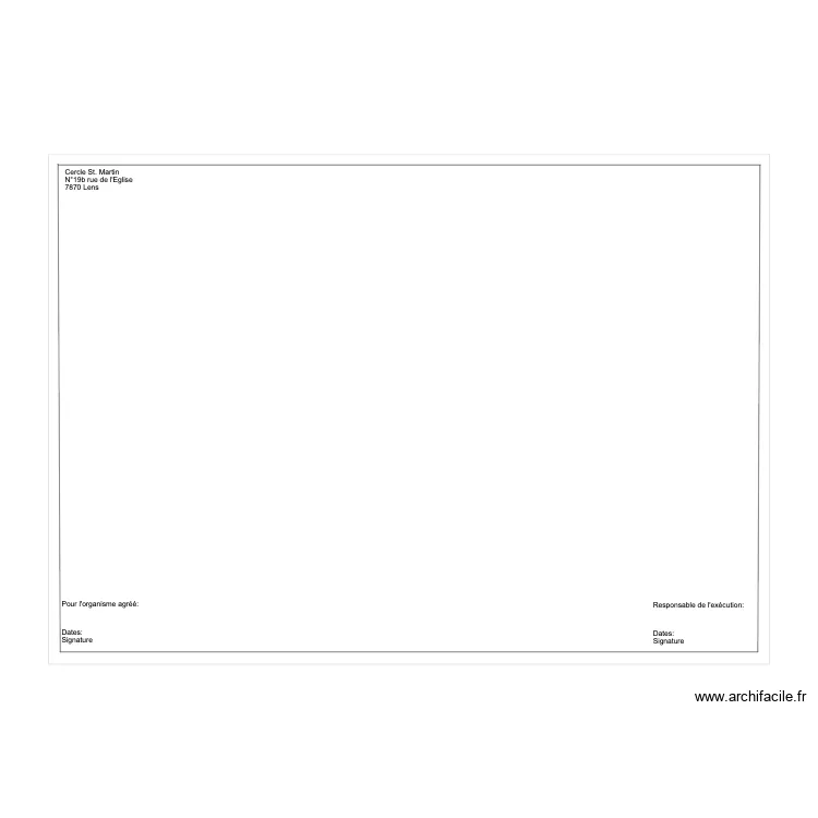 Cartouche_A4. Plan de 