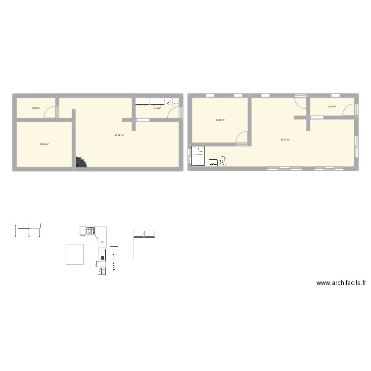 test3. Plan de 0 pièce et 0 m2