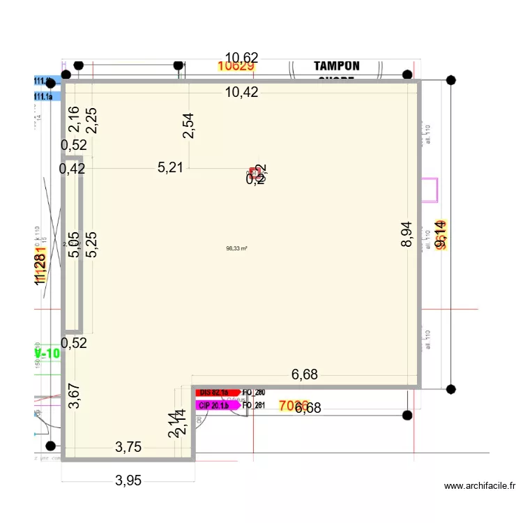 BUREAUX PROD IO Avr2025. Plan de 