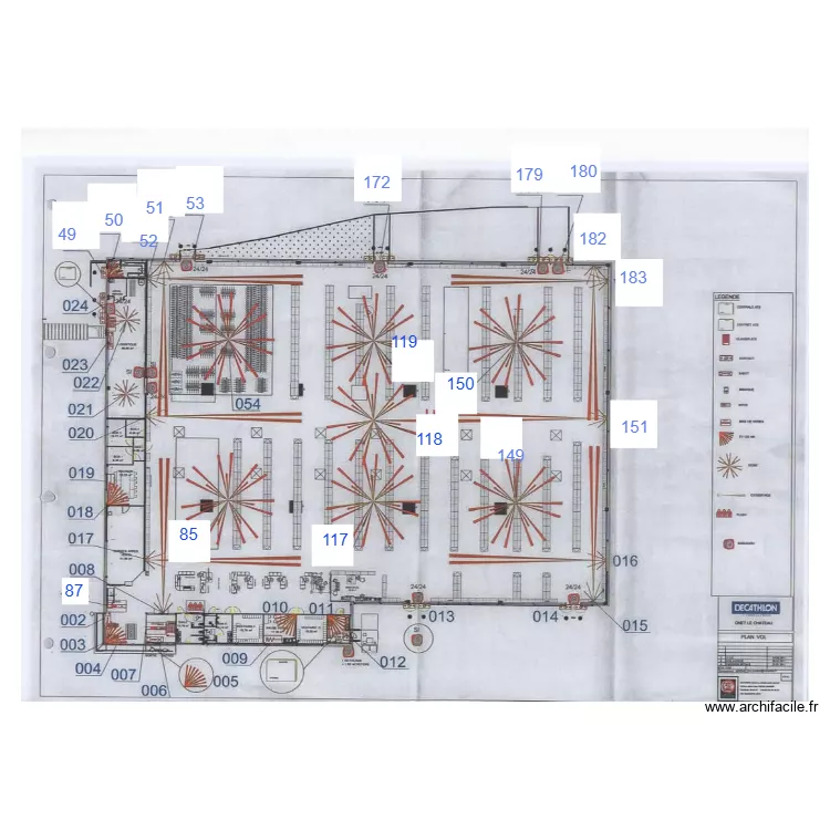 DECATHLON RODEZ. Plan de 