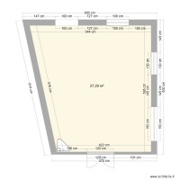 Plan extension vue de dessus