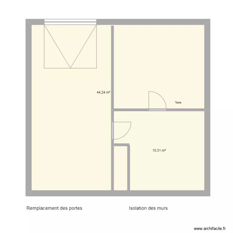 ss sol  texte. Plan de 