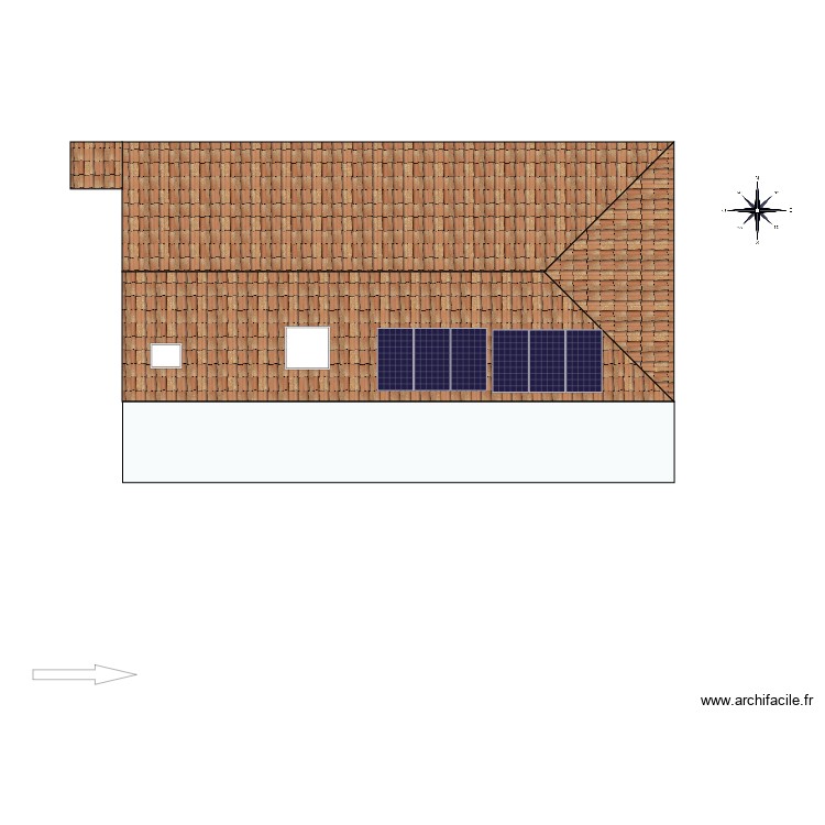 plan de masse. Plan de 0 pièce et 0 m2