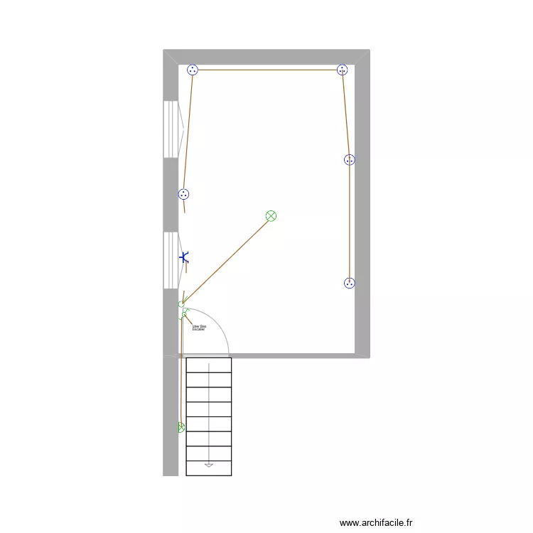 Appartement Le Bourguet. Plan de Appartement Le Bourguet. Plan de