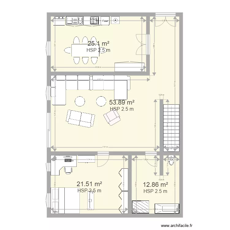 maison 2. Plan de 