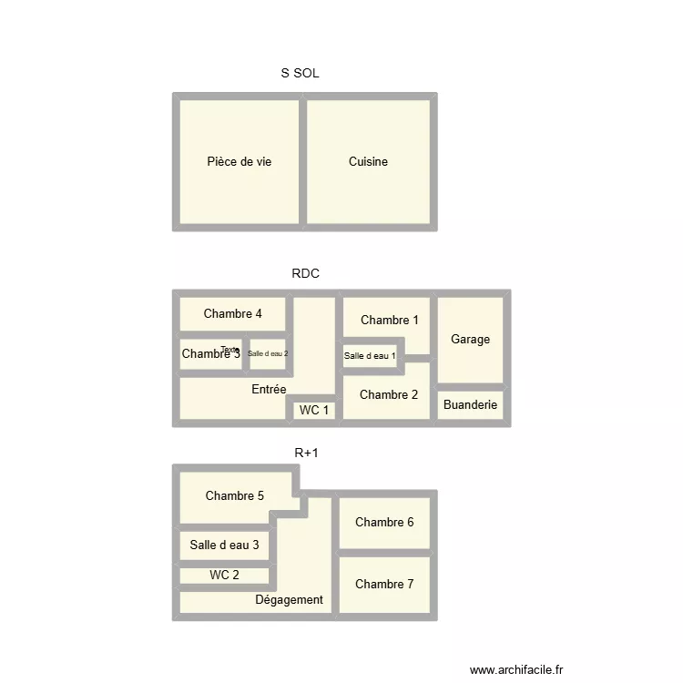 2504 VASSARD. Plan de 