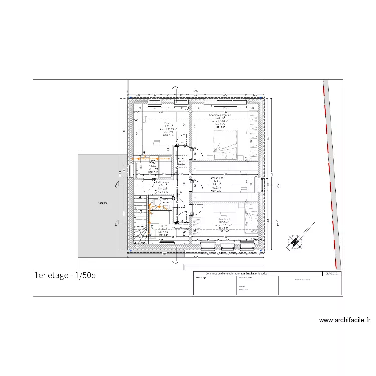 plan tfe etage2. Plan de 