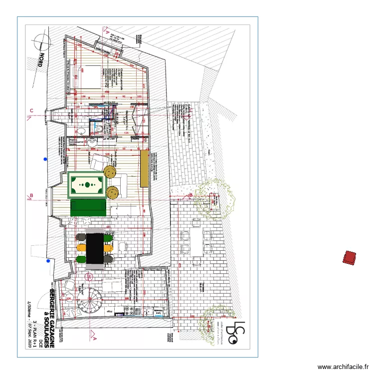 Gazagne. Plan de Gazagne. Plan de