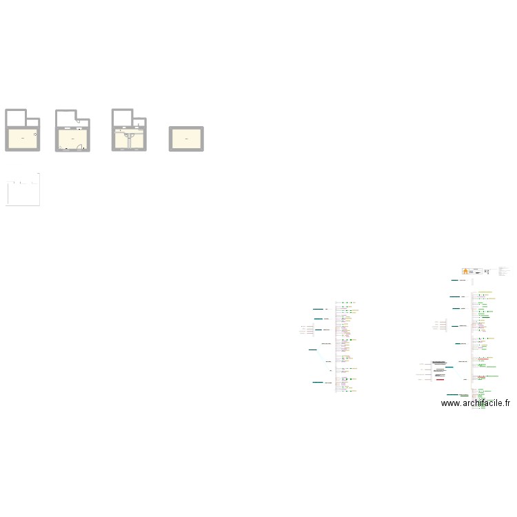 sauv 25-08-11 Shéma elec. Plan de 4 pièces et 144 m2