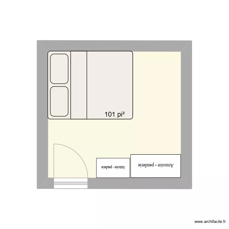 Maison Val. Plan de 1 Pièce et 9 m² Maison Val. Plan de 1 Pièce et 9 m²
