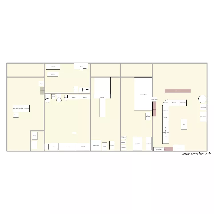 La tuile gourmande. Plan de 