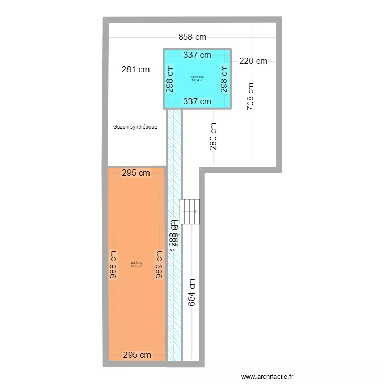extérieur. Plan de extérieur. Plan de