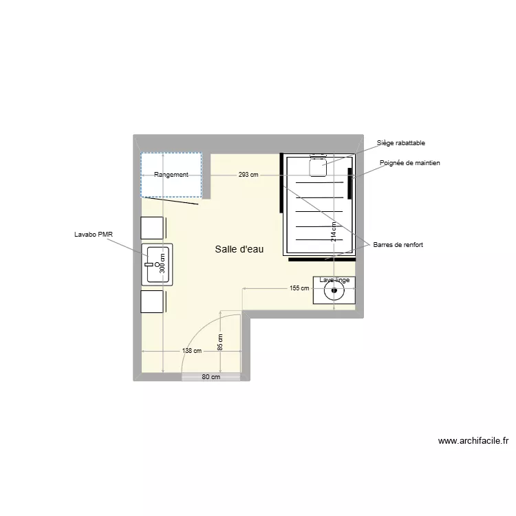 RUQUET SDB Adaptation. Plan de 