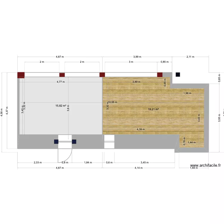 Gardettes ATELIER 1. Plan de 2 Pièces et 35 m² Gardettes ATELIER 1. Plan de 2 Pièces et 35 m²