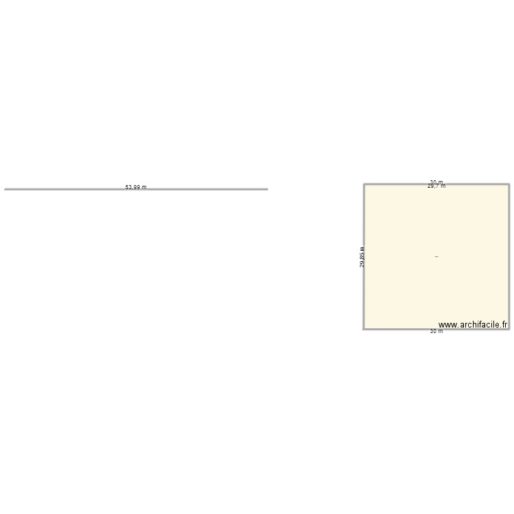 ROCH. Plan de 1 pièce et 883 m2