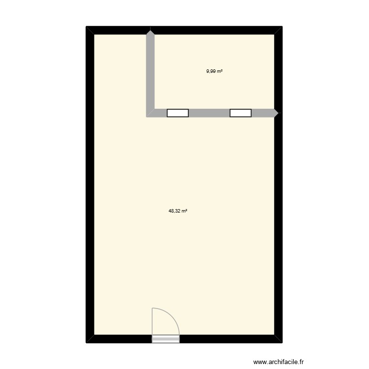 chien. Plan de 0 pièce et 0 m2