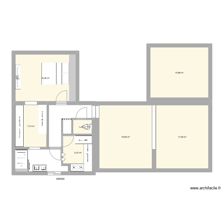 Plan BOURNAN 2. Plan de 0 pièce et 0 m2