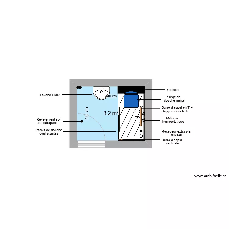 Projet PELLETIER. Plan de 