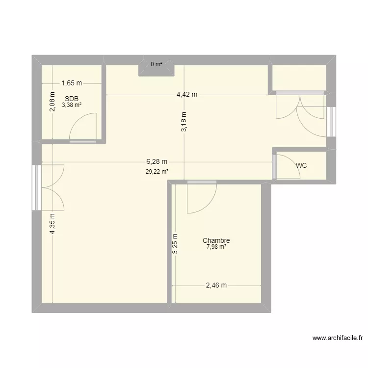 Apt le Royer. Plan de 