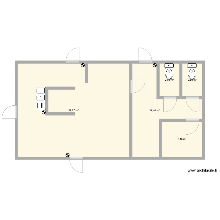 jasmins cuisine. Plan de 0 pièce et 0 m2