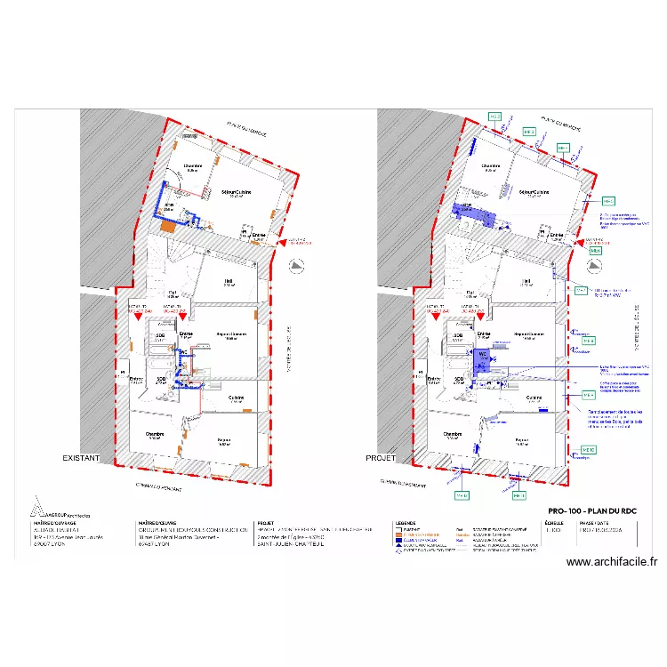 Montée de l'Eglise RDC. Plan de Montée de l'Eglise RDC. Plan de