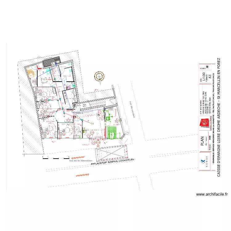 Celda St Marcellin. Plan de 