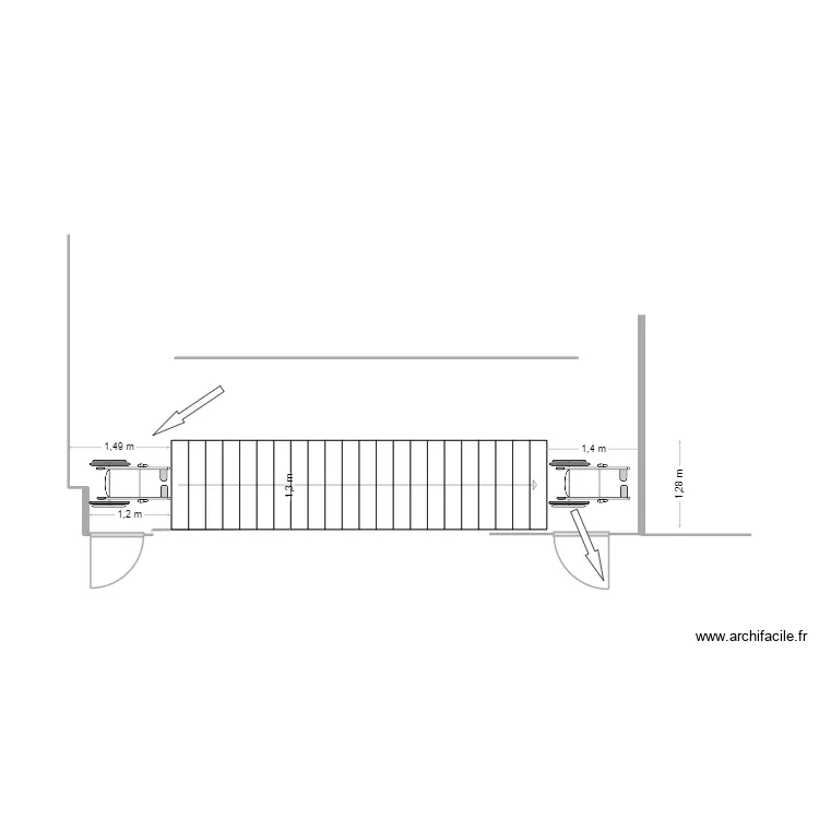 ESCALIER 3. Plan de ESCALIER 3. Plan de