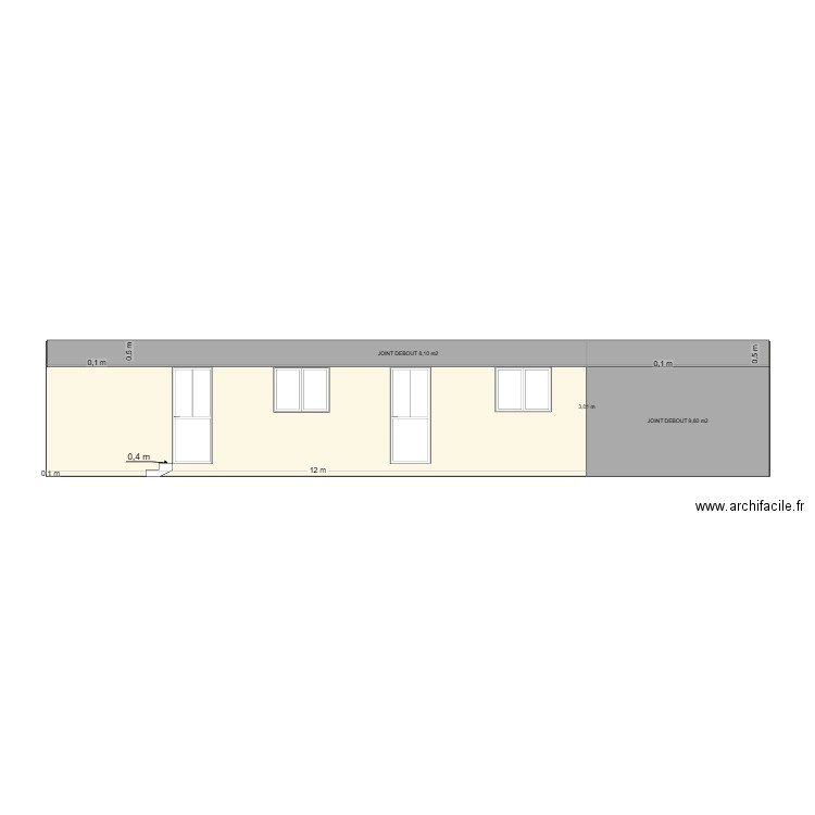 facade galisson. Plan de 0 pièce et 0 m2