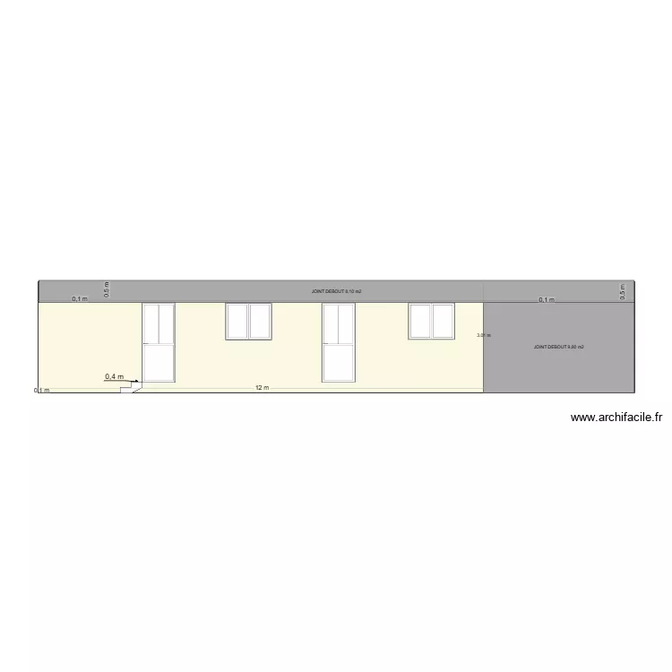 facade galisson. Plan de 