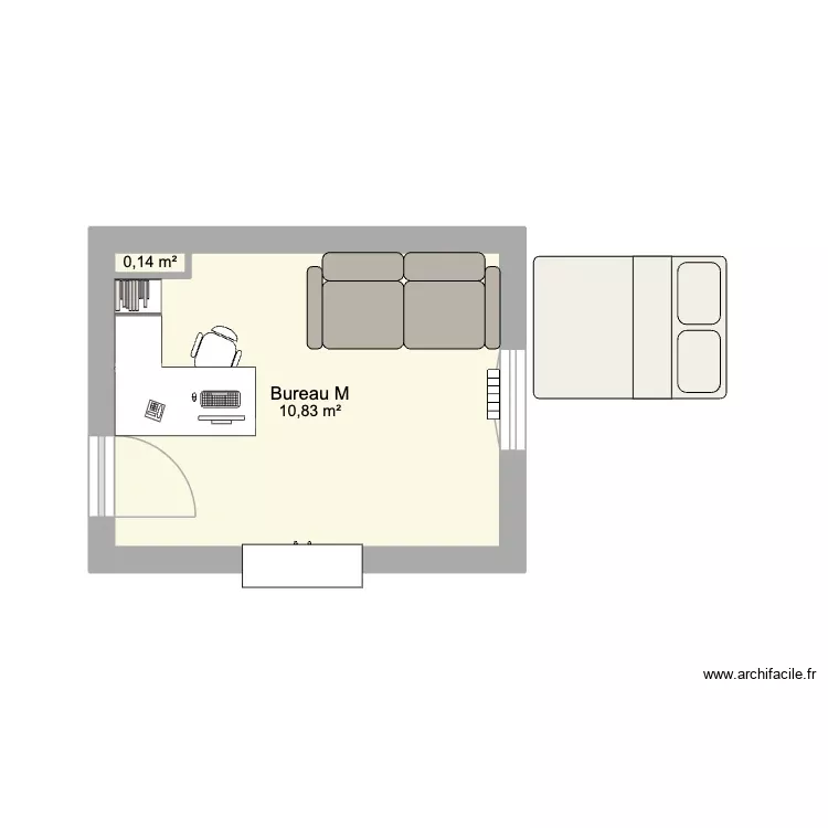 house. Plan de 2 Pièces et 11 m² house. Plan de 2 Pièces et 11 m²