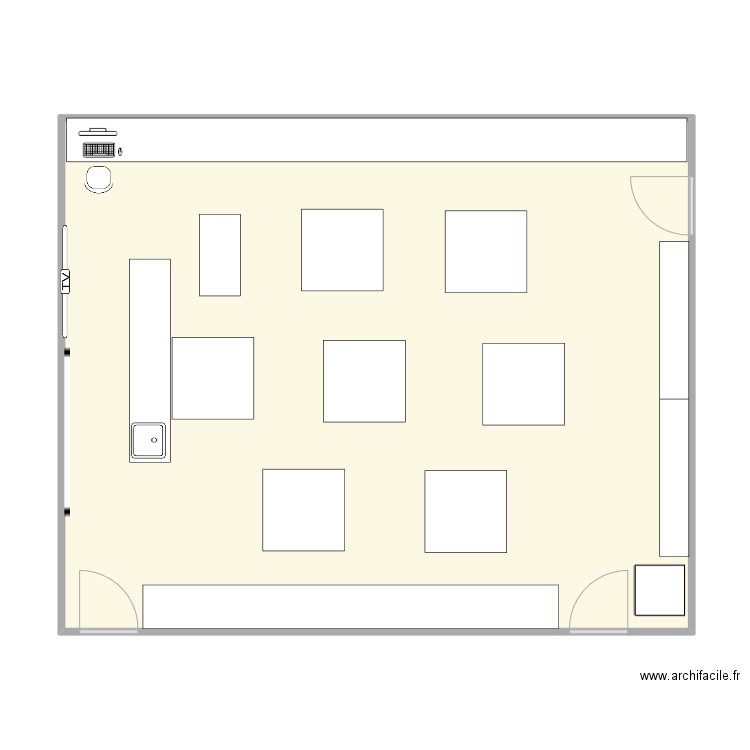 126. Plan de 1 pièce et 93 m2