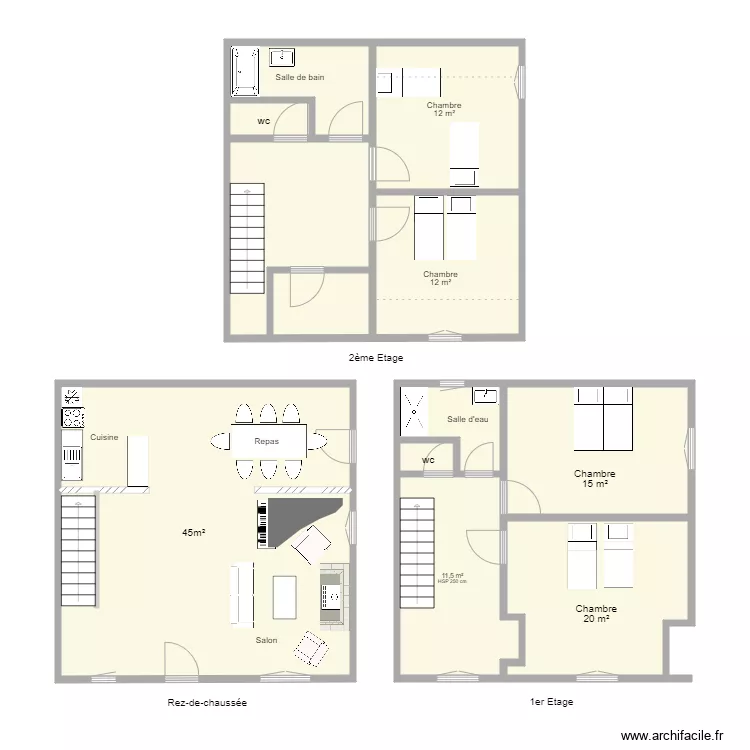 87G5194. Plan de 