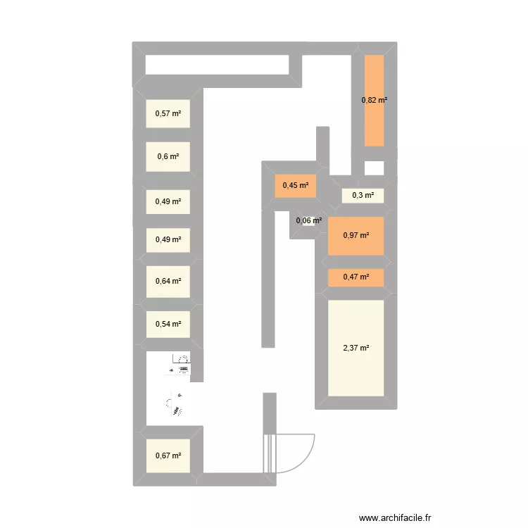 ADT44. Plan de 14 et 9 m² ADT44. Plan de 14 et 9 m²