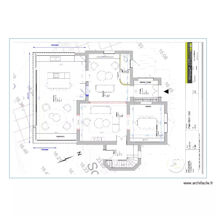 Plan archi projet. Plan de 