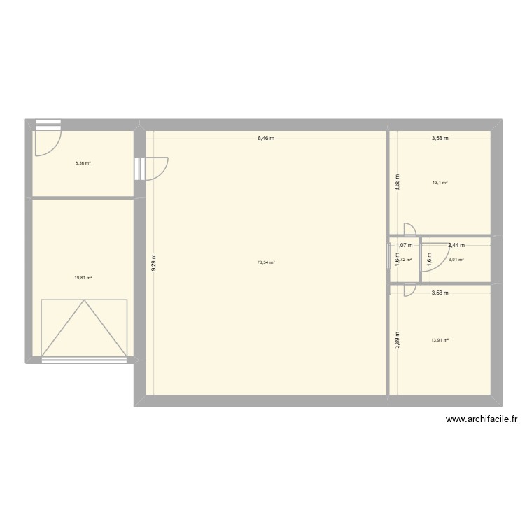 projet 2. Plan de 0 pièce et 0 m2 projet 2. Plan de 0 pièce et 0 m2
