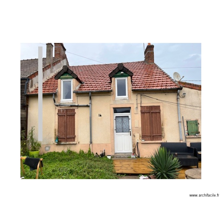 conduit façade. Plan de 0 pièce et 0 m2