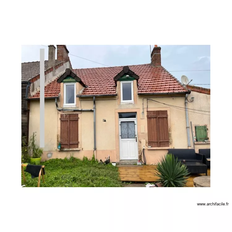 conduit façade. Plan de conduit façade. Plan de