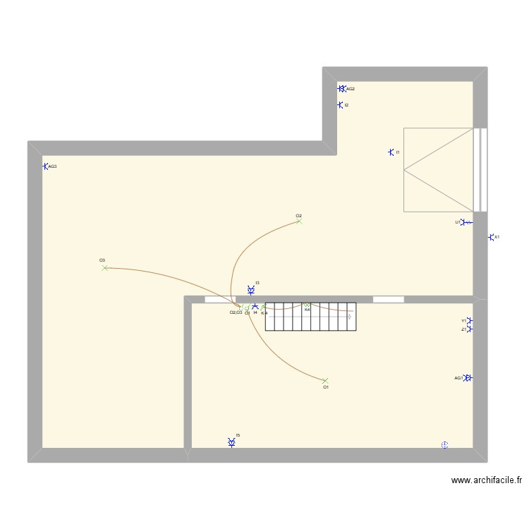 Sous -sol Albart. Plan de 0 pièce et 0 m2
