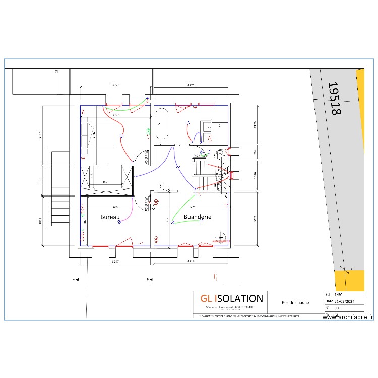 rdc LHERMET. Plan de 0 pièce et 0 m2