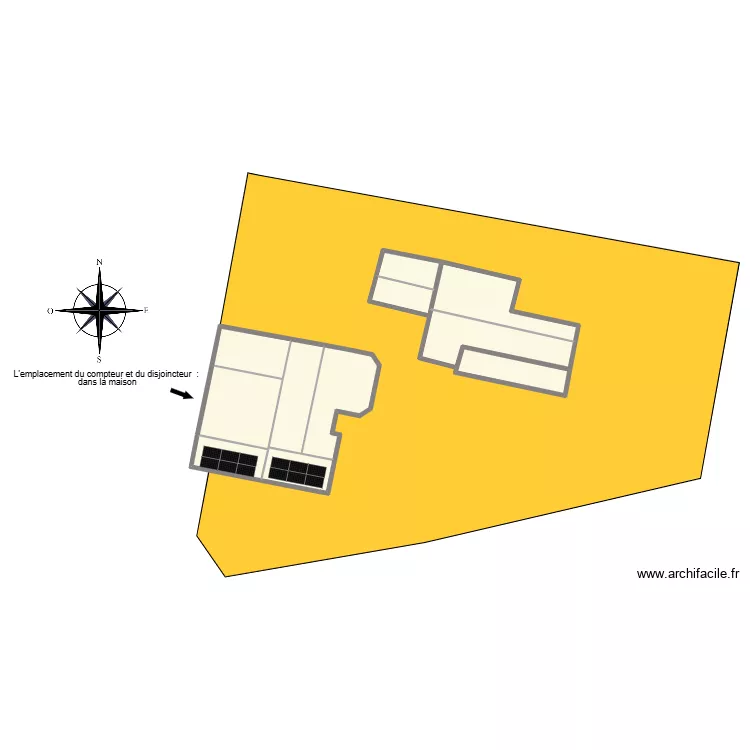 Thareau Jacques. Plan de 