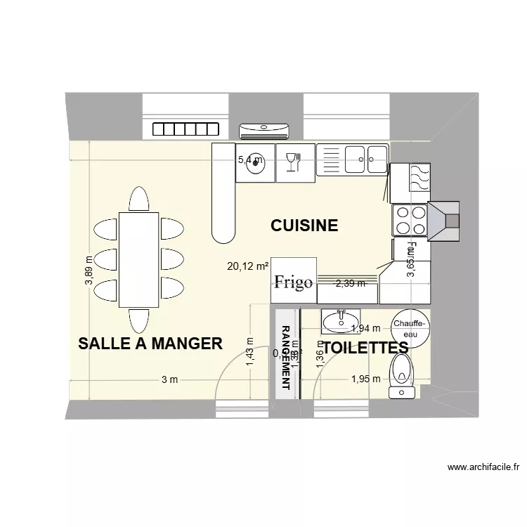 SCI LE POUZIN APPARTEMENT JDP cuisine. Plan de SCI LE POUZIN APPARTEMENT JDP cuisine. Plan de