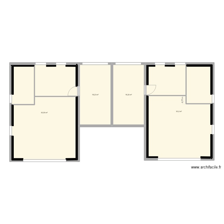 villas. Plan de 0 pièce et 0 m2