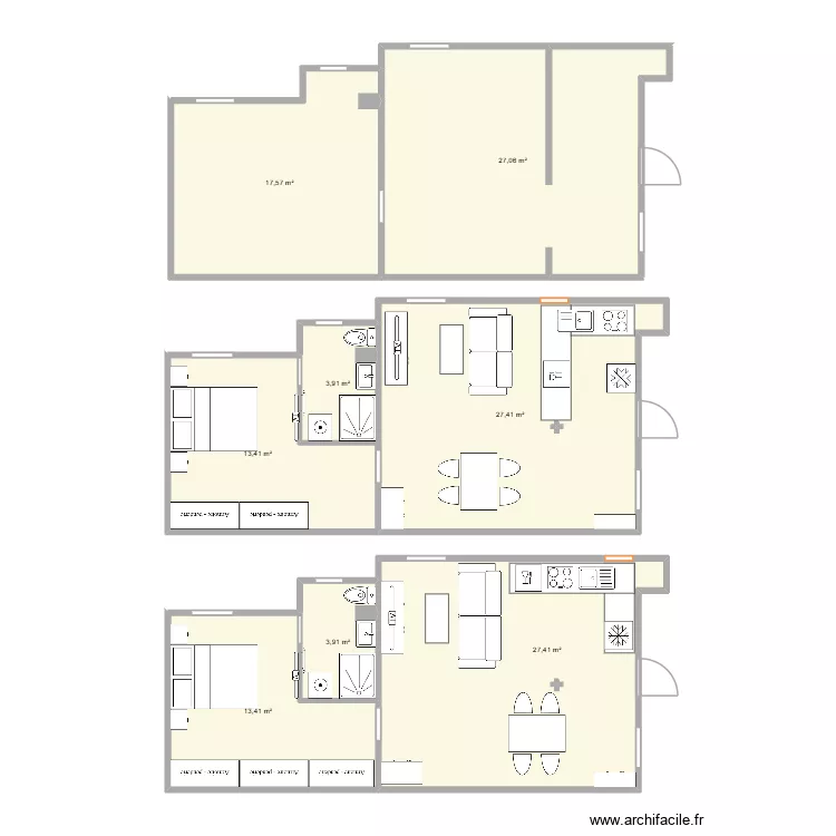 Vierzon 2 - Maison 1. Plan de 8  et 134 m²