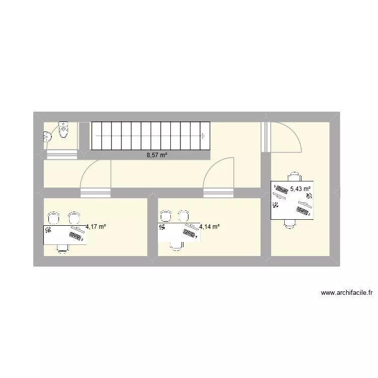 l'agence axa l'étage. Plan de 4 et 22 m² l'agence axa l'étage. Plan de 4 et 22 m²