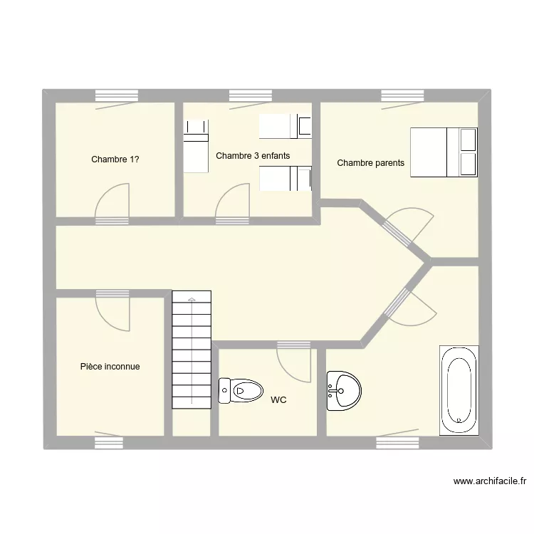 GHAICHA 1er. Plan de 5 et 83 m² GHAICHA 1er. Plan de 5 et 83 m²