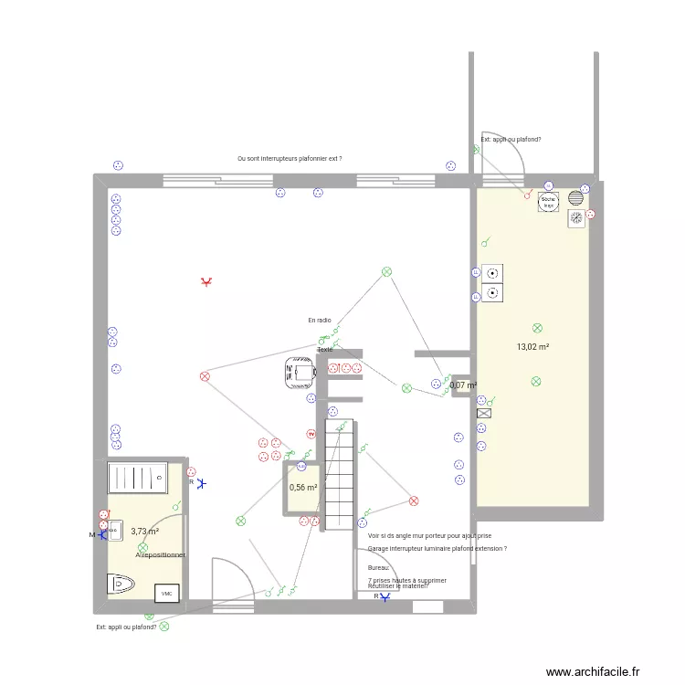 VLG2. Plan de 4  et 17 m²